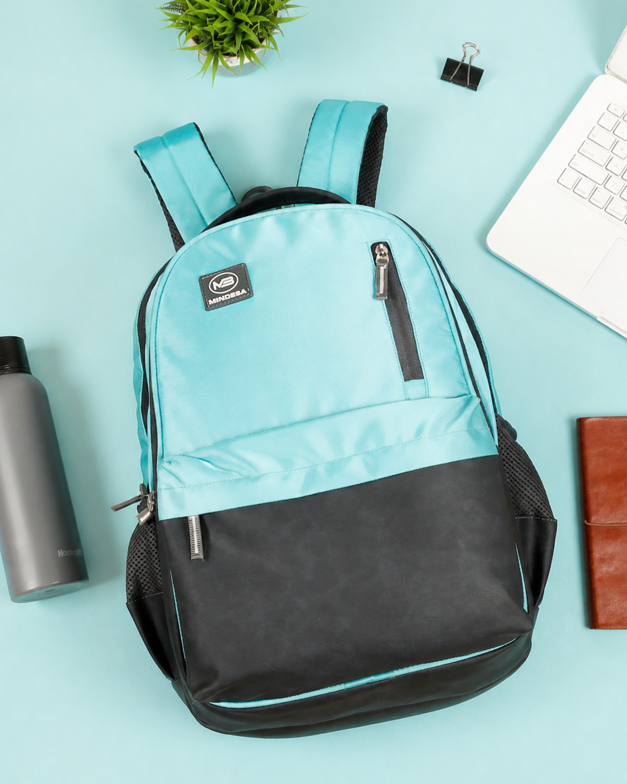 MINDESA BRIGHT | Laptop Backpack for Women | 45 Litre I Teal
