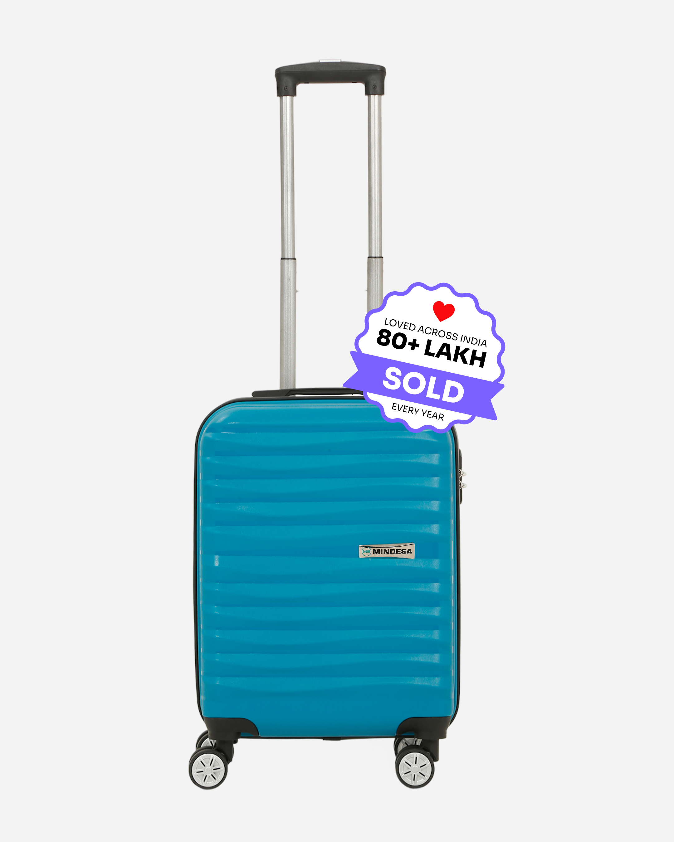 MINDESA LUGGAGE TROLLEY | 20 Inch | Small Trolley Bag | 4 Wheels