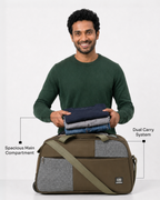 MINDESA CURVE DUFFLE WHEELER | Travel Bag | 20-inches | Cabin Size