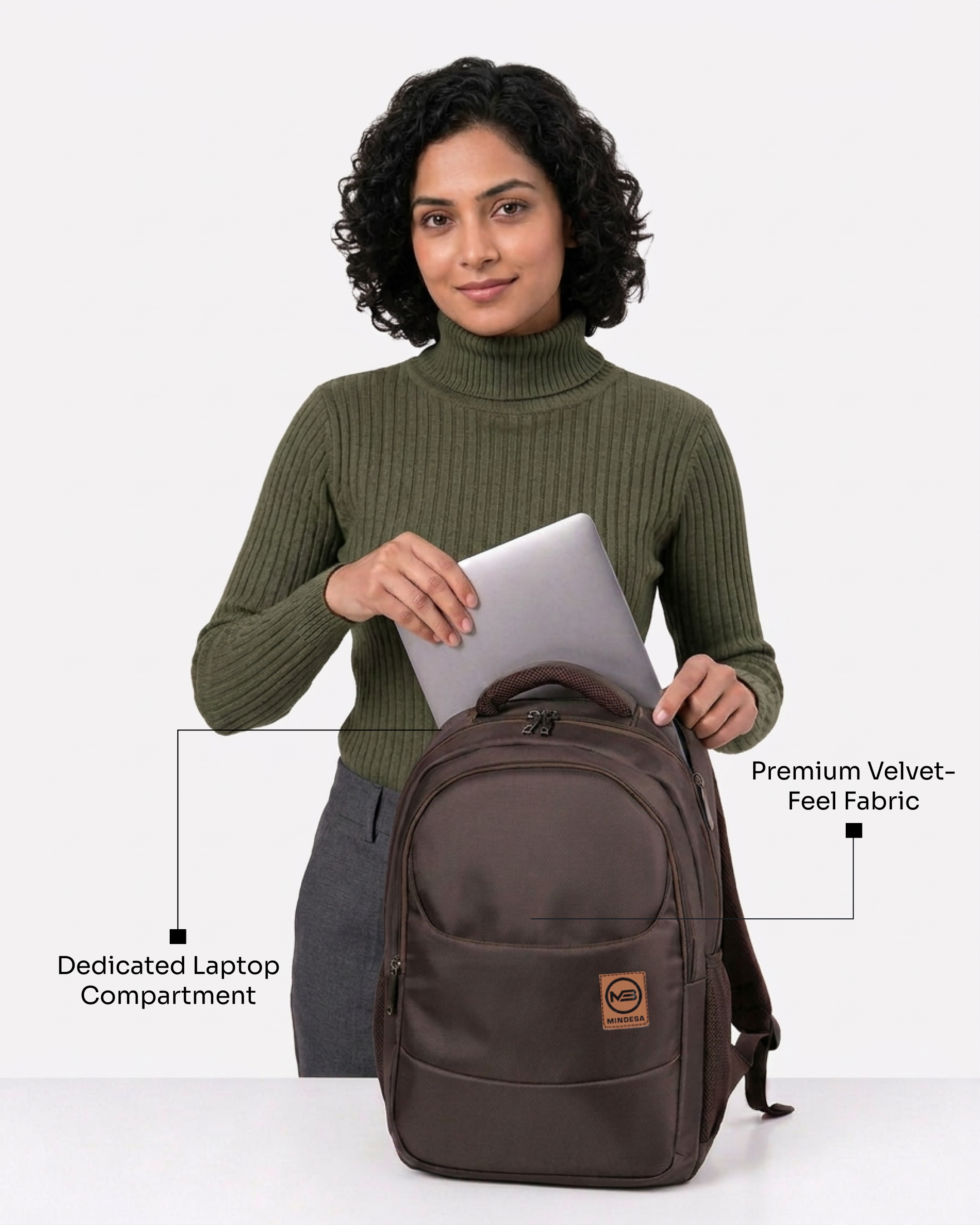 MINDESA EV STAR | Laptop Backpack | Unisex | Water Resistant