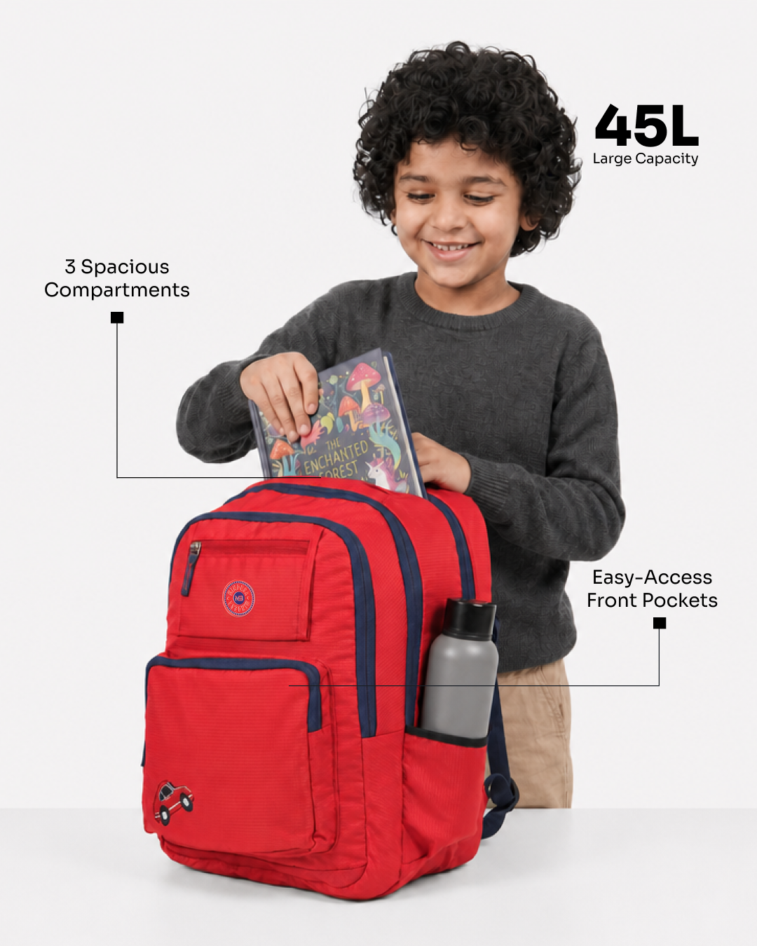 MINDESA AUTO M | 45 Litre | Water Resistant | Unisex