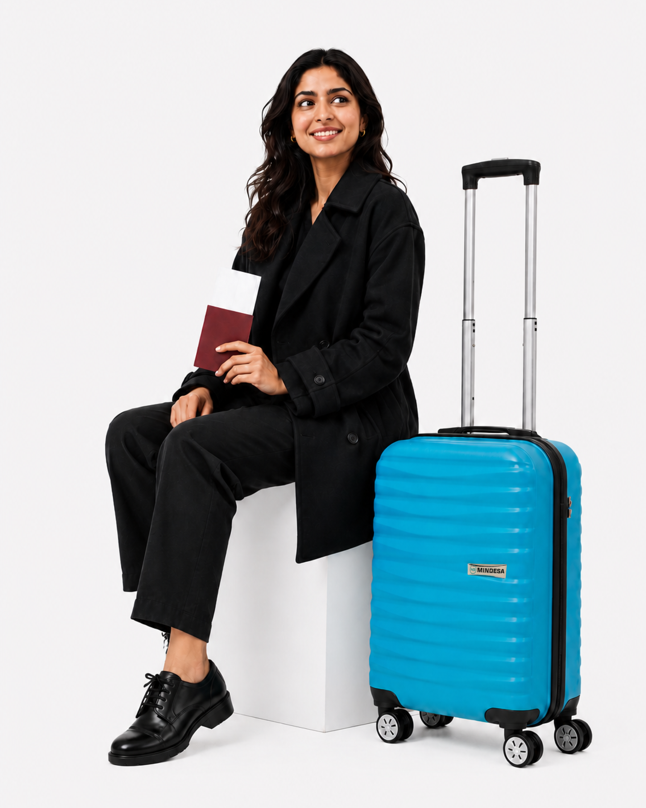 MINDESA LUGGAGE TROLLEY | 20 Inch | Small Trolley Bag | 4 Wheels