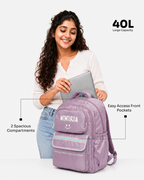 MINDESA SMILE | 40 Litre | Girls & Women | Water Resistant
