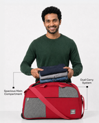 MINDESA CURVE DUFFLE WHEELER | Travel Bag | 20-inches | Cabin Size