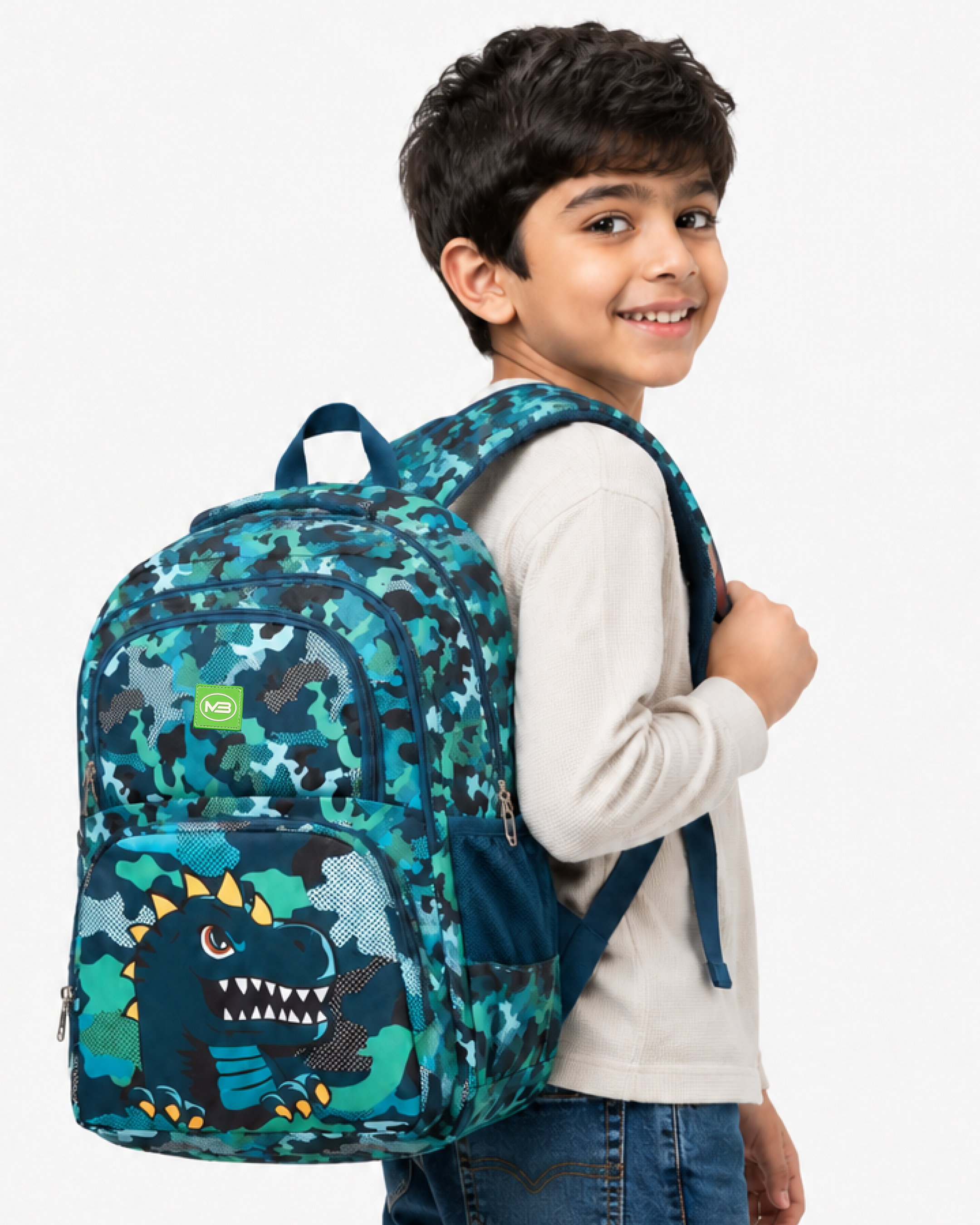 MINDESA Kids 1199 | Lightweight School Backpack for Boys & Girls | Water Resistant
