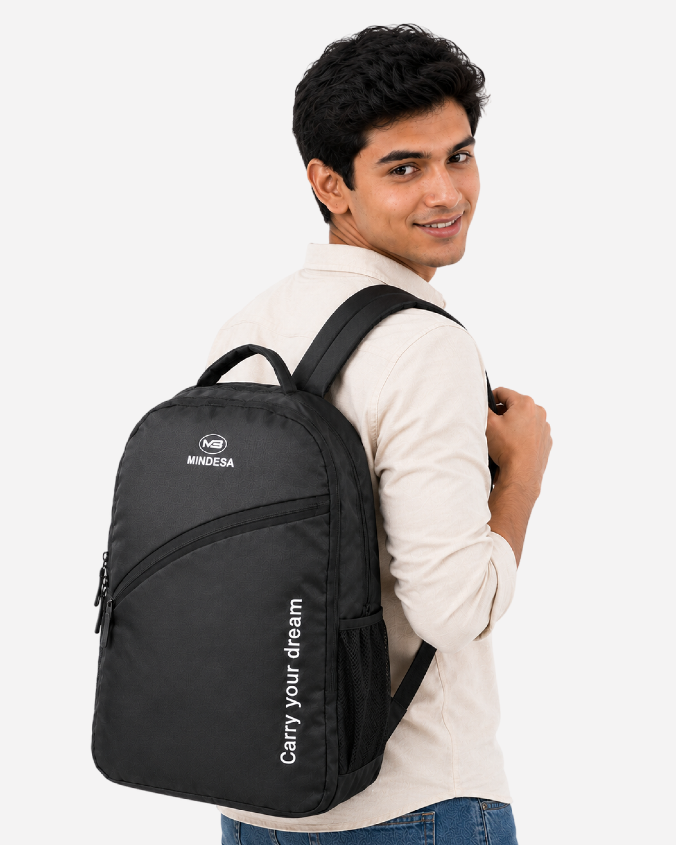 MINDESA SMART SOLID | Fits 16 inch Laptop | Unisex | Water Resistant