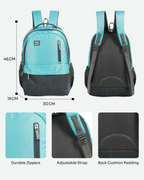 MINDESA BRIGHT | Laptop Backpack for Women | 45 Litre I Teal