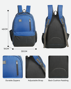 MINDESA BRIGHT | Laptop Backpack for Women | 45 Litre I Teal