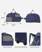 MINDESA CURVE DUFFLE WHEELER | Travel Bag | 20-inches | Cabin Size