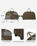 MINDESA CURVE DUFFLE WHEELER | Travel Bag | 20-inches | Cabin Size