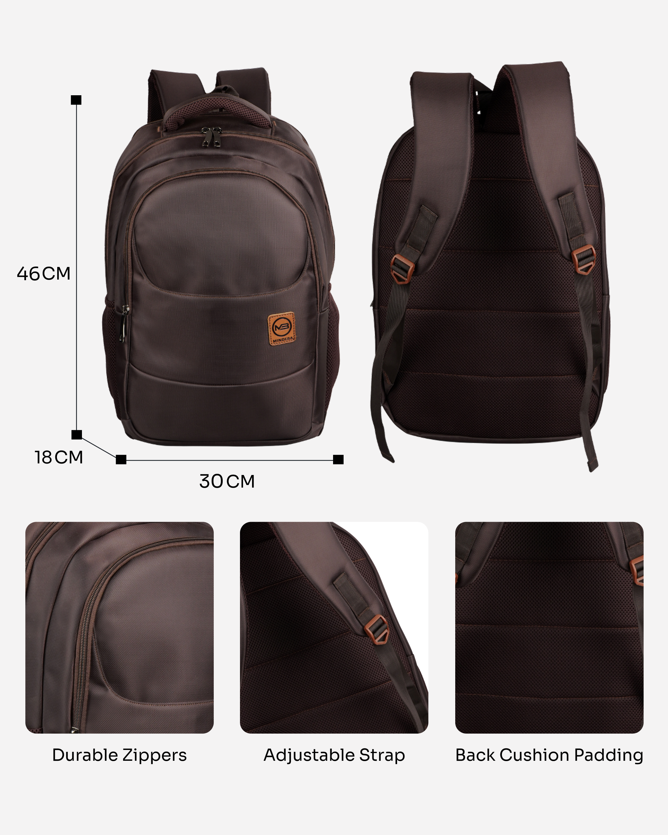 MINDESA EV STAR | Laptop Backpack | Unisex | Water Resistant