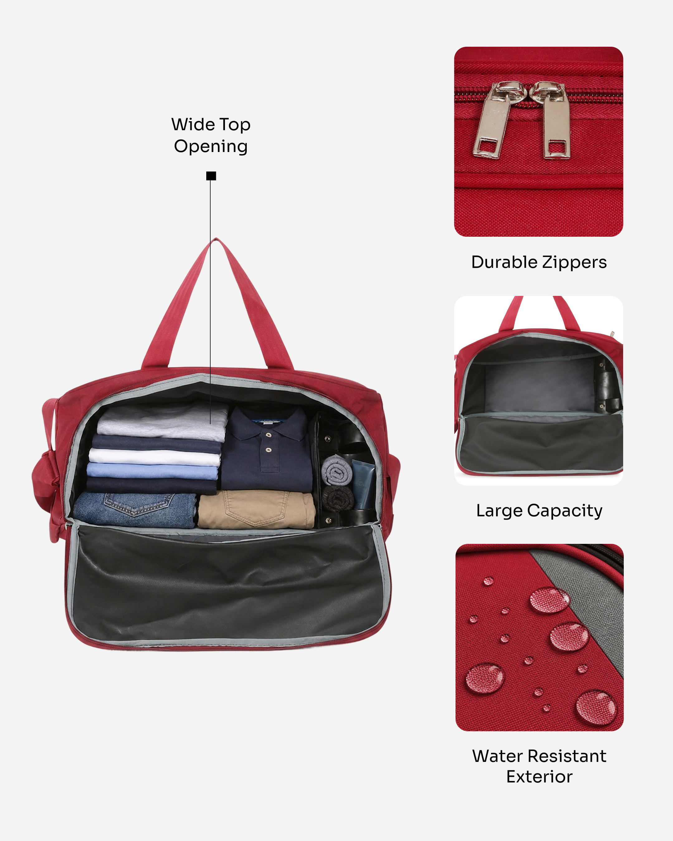 MINDESA CURVE DUFFLE WHEELER | Travel Bag | 20-inches | Cabin Size