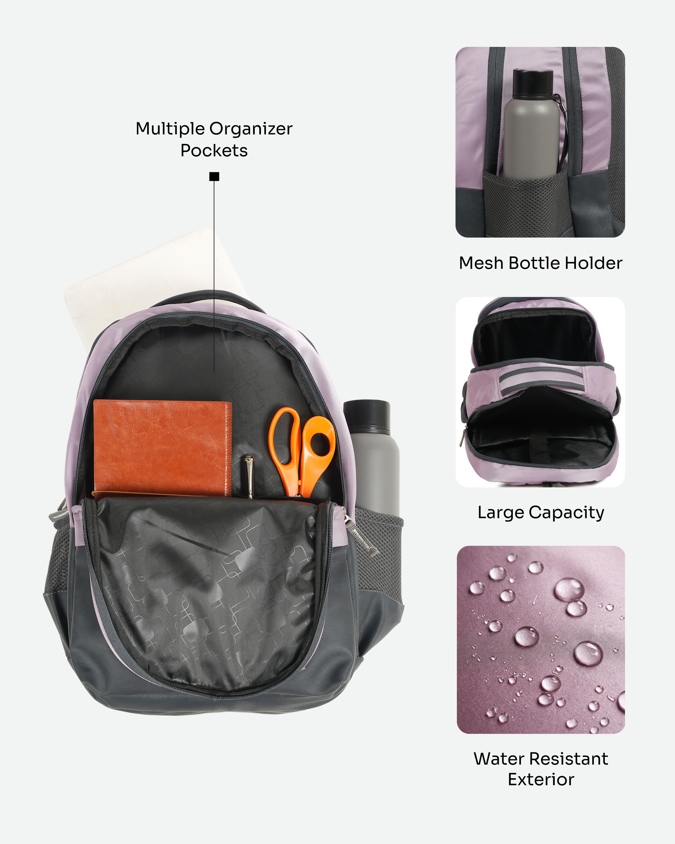 MINDESA BRIGHT | Laptop Backpack for Women | 45 Litre I Teal