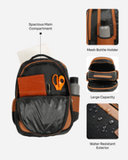 MINDESA SHARP| Laptop Backpack | Unisex | Water Resistant