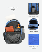 MINDESA BRIGHT | Laptop Backpack for Women | 45 Litre I Teal