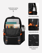 MINDESA MONITOR 1 | Laptop Backpack for Men | 35L | Water Resistant
