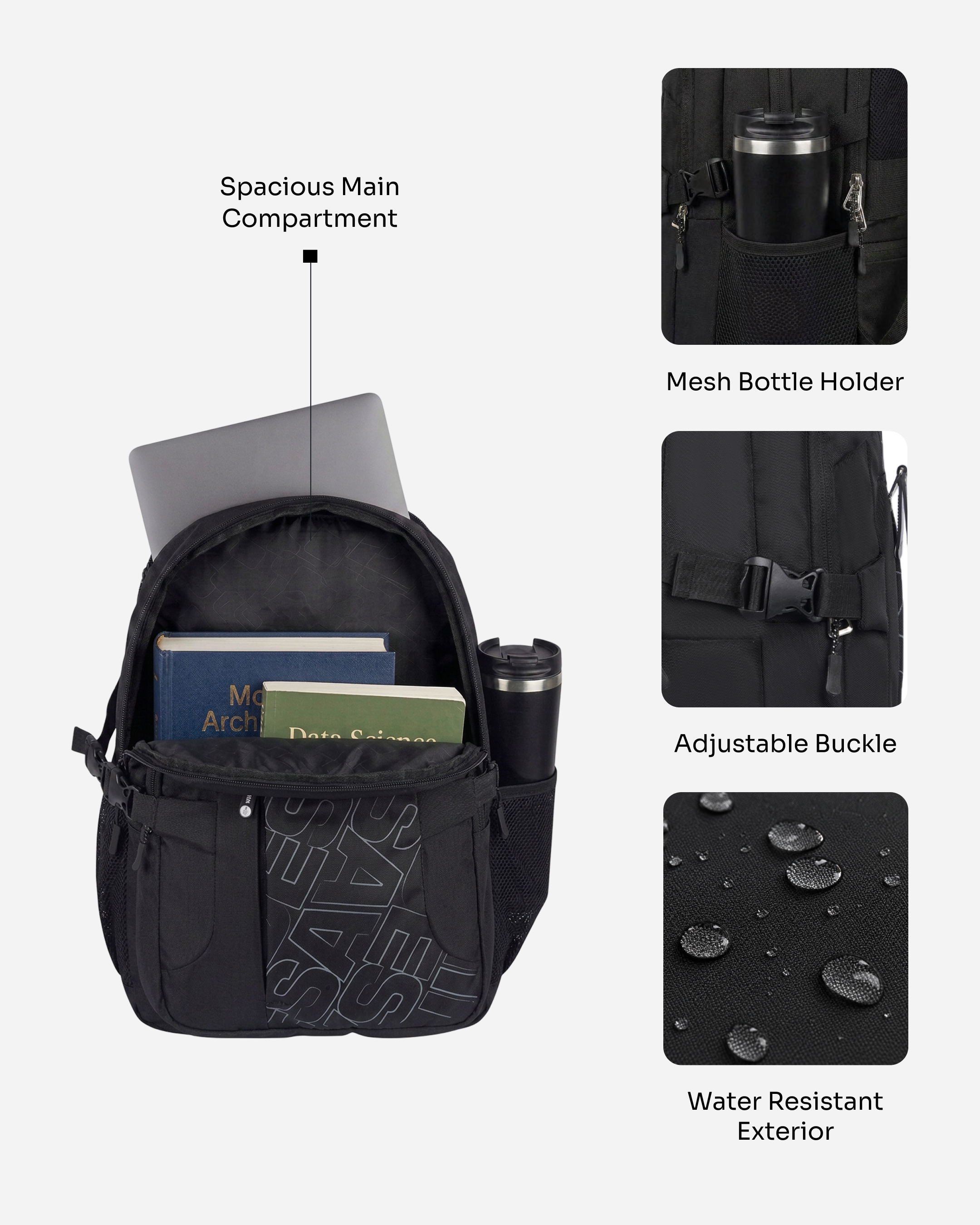 MINDESA SKATE | Laptop Backpack | Unisex | Water Resistant