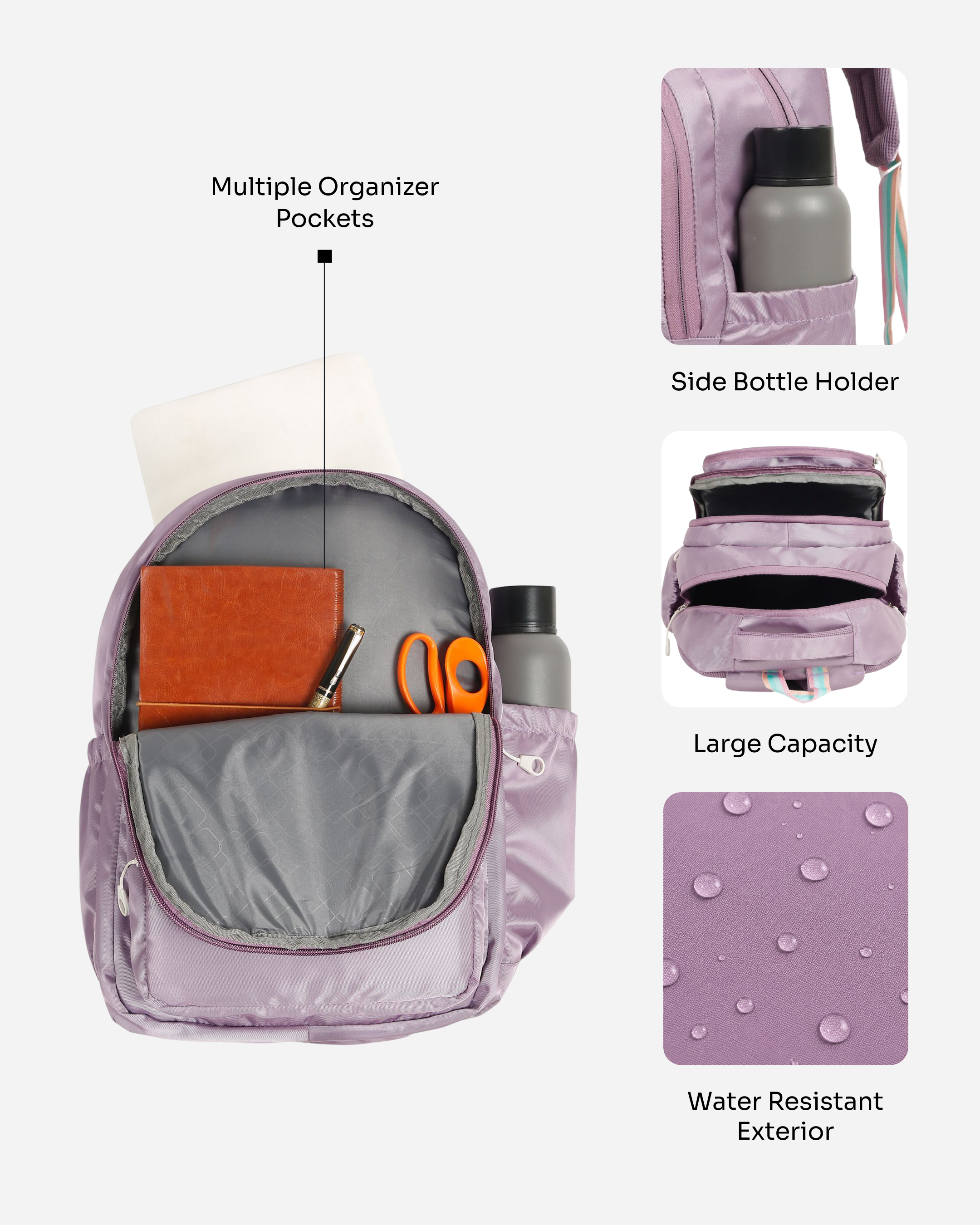 MINDESA SMILE | 40 Litre | Girls & Women | Water Resistant