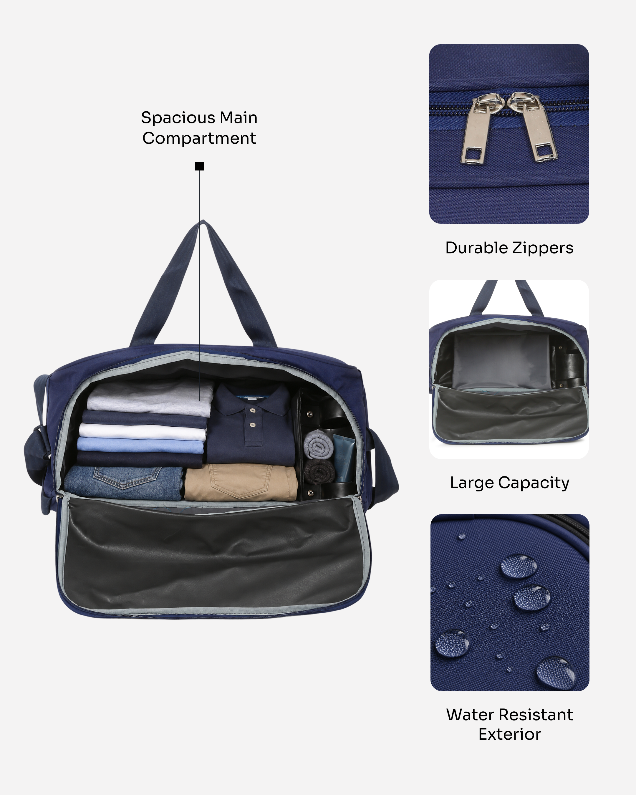MINDESA CURVE DUFFLE WHEELER | Travel Bag | 20-inches | Cabin Size