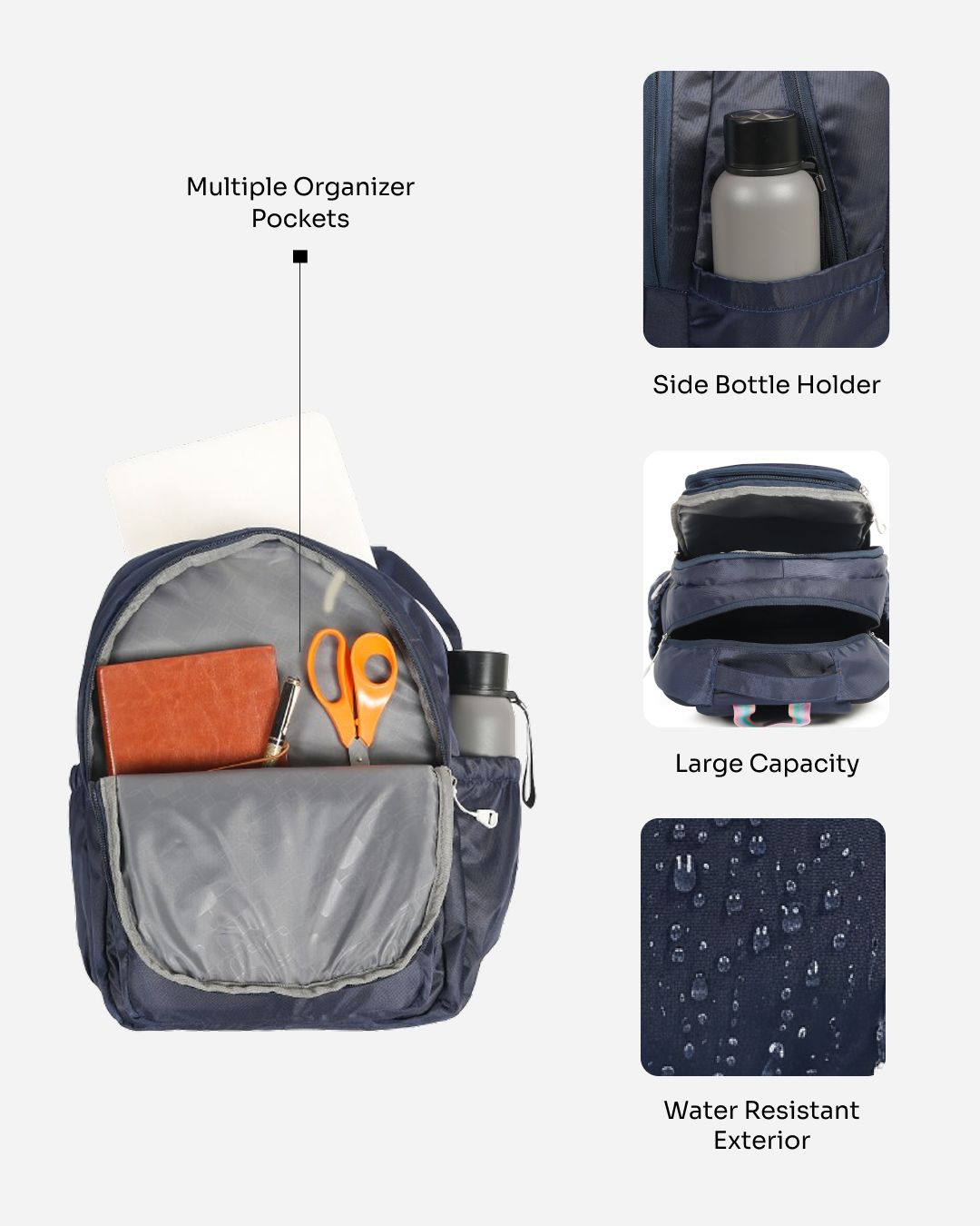 MINDESA SMILE | 40 Litre | Girls & Women | Water Resistant
