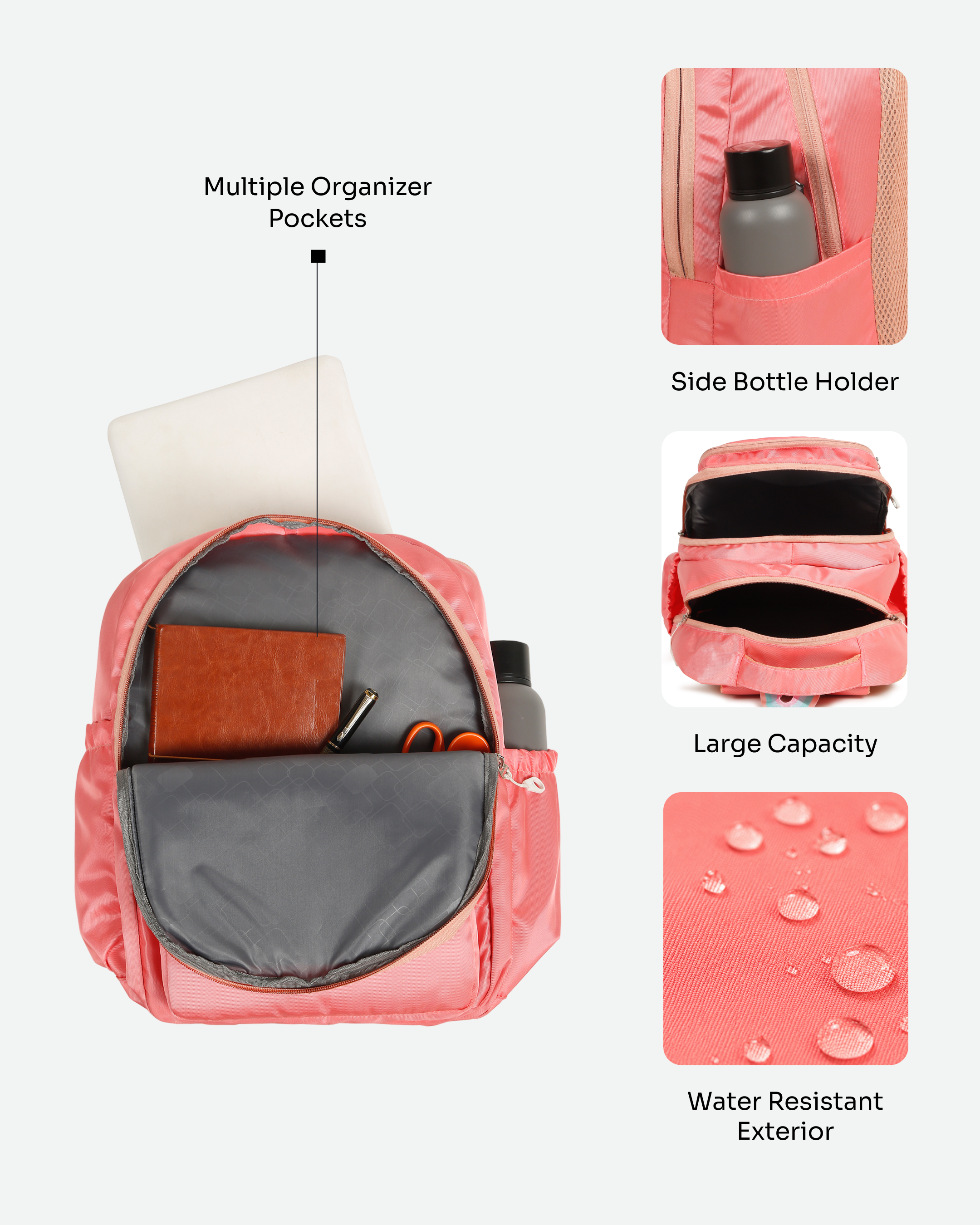 MINDESA SMILE | 40 Litre | Girls & Women | Water Resistant