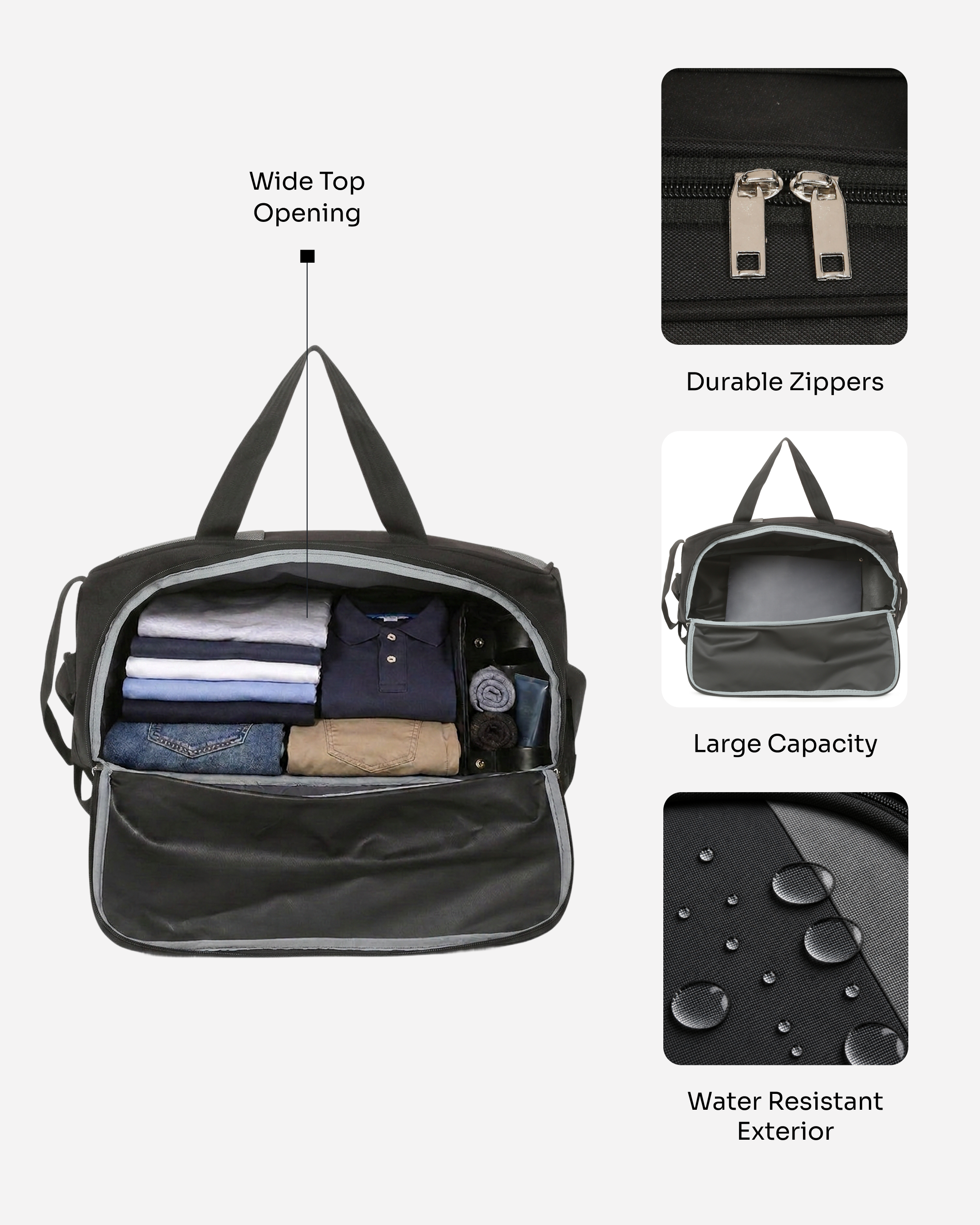 MINDESA CURVE DUFFLE WHEELER | Travel Bag | 20-inches | Cabin Size
