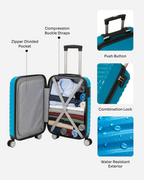 MINDESA LUGGAGE TROLLEY | 20 Inch | Small Trolley Bag | 4 Wheels